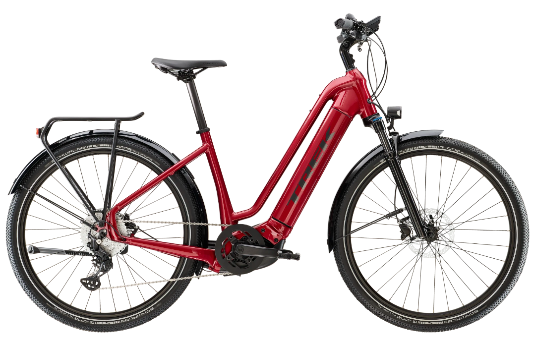 Trek Allant+ 7 Elcykel Lowstep 625 Wh. - L - Dame - Rød.