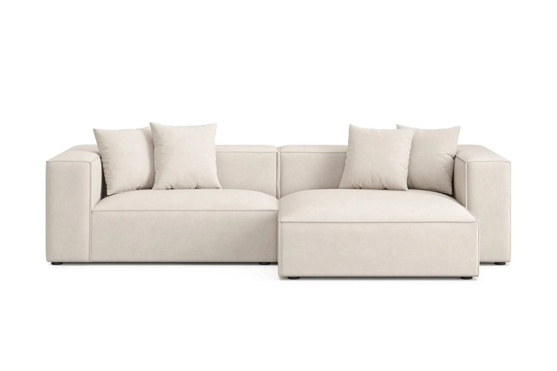 Havana 3-sits Låg Soffa med vändbar divan - Beige 3 sits soffa Andrarum
