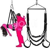 Sex Bondage Kit Restraints Set Ceiling Sex Swing Sexiga remmar Gaming 360 graders upphängning Bondage & Suspension Bondage Swing Sexband för vuxna SM Spelverktyg