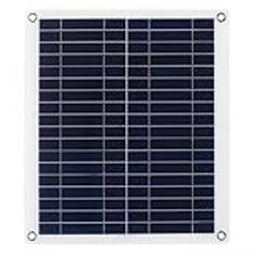 Aprilsunnyzone Solpanelssats soldriven 12 V underhållsladdare solcell polykristallin bärbar sol utomhus kraftproduktionspanel för 12 V bil RV båt