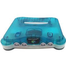 Nintendo 64 | genomskinlig | vit/blå