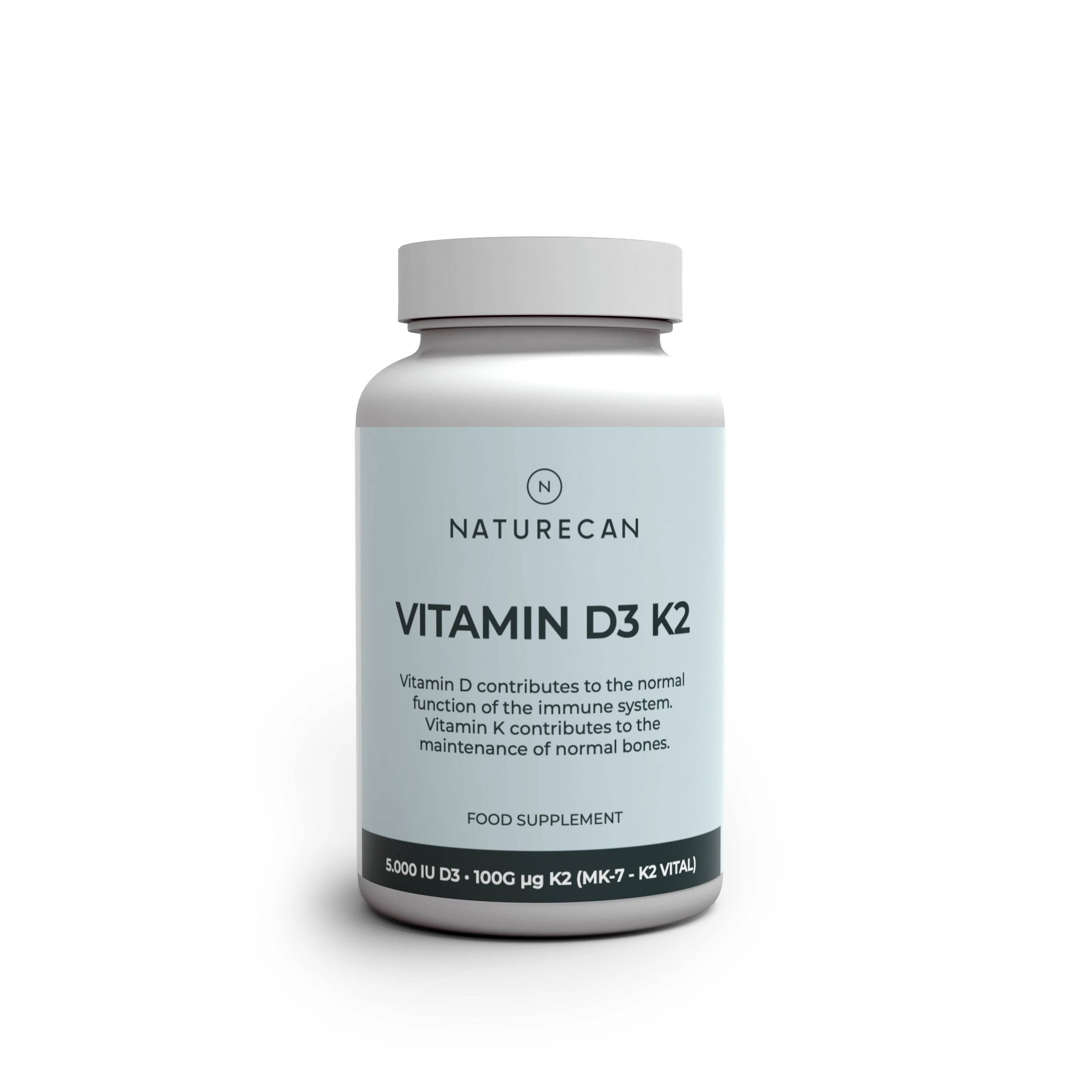 Vitamin D3 & K2.