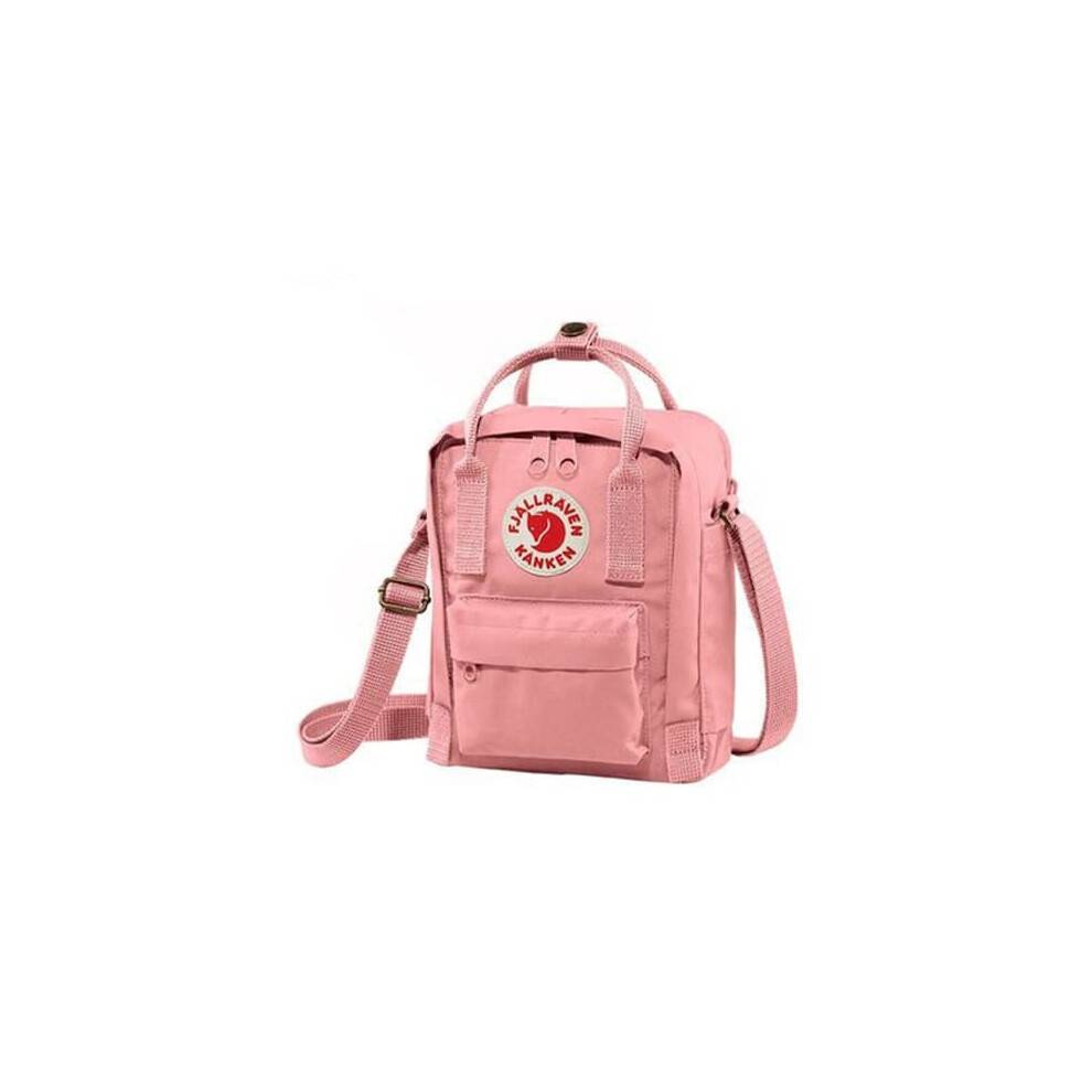 Kvinder Mænd Udendørs Kanvas Crossbody Taske Bæltetaske Sportstaske til Træning Rejser Løb Vandring Cykling, Vandtæt Pink