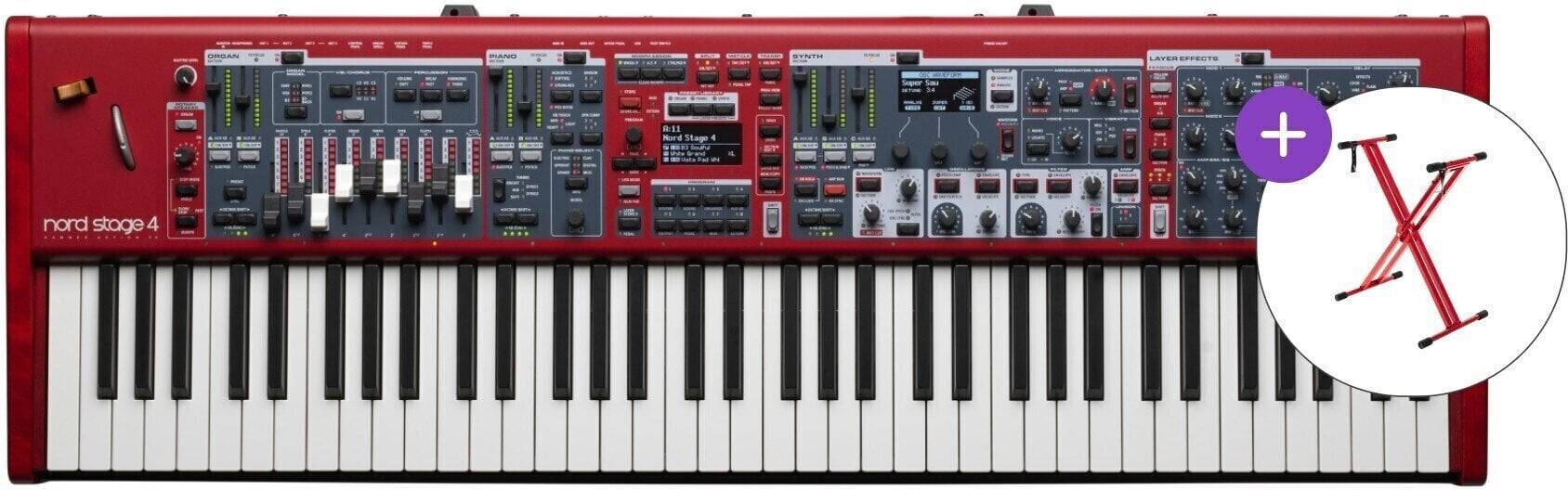 NORD STAGE 4 73 Stand SET Digitalt scen piano