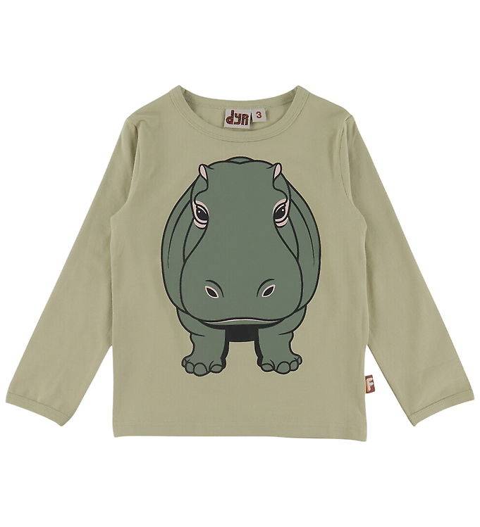 DJUR Tröja - AnimalRoar - Beige Flodhäst Din vän - DYR - 10 år (140) - Tröja