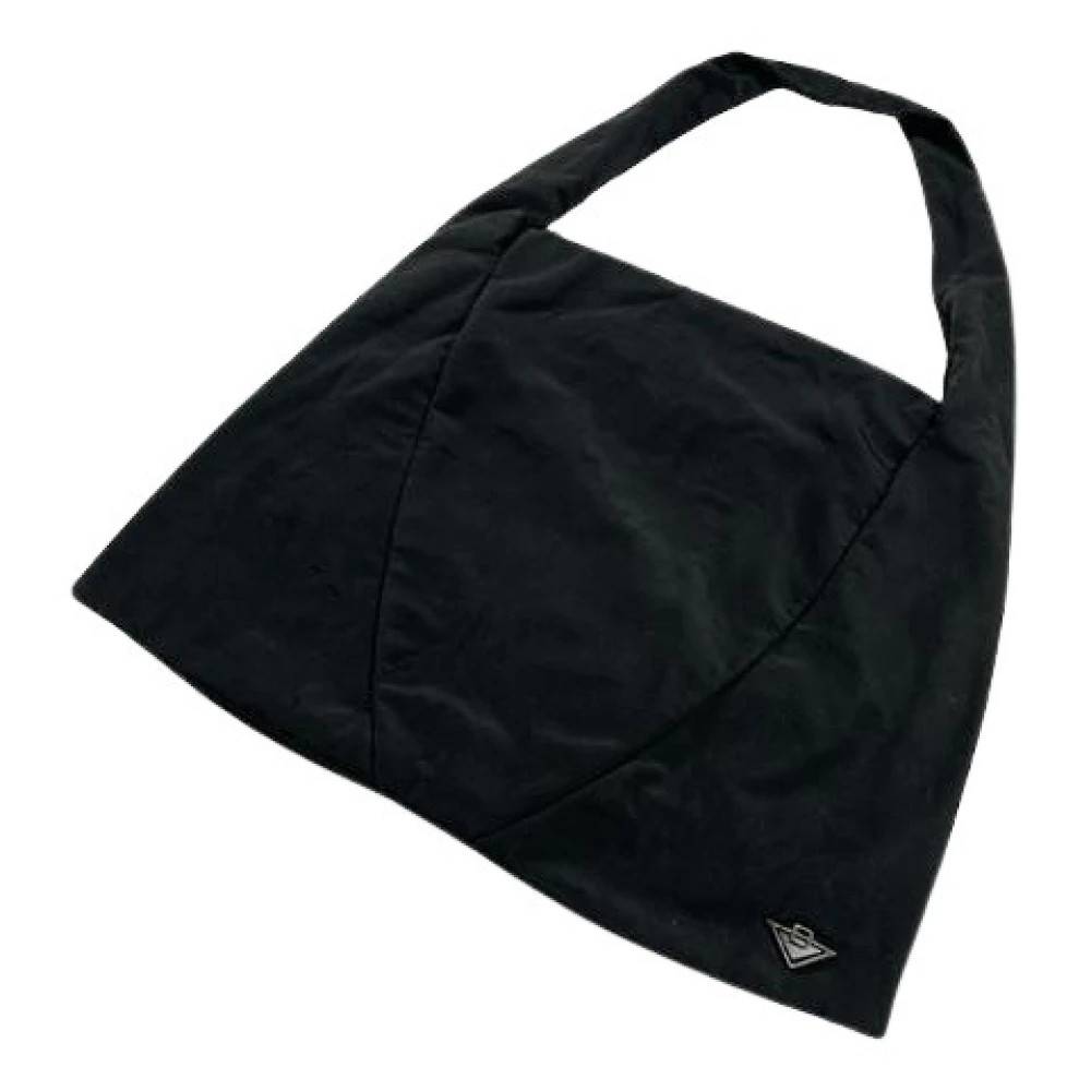 Bottega Veneta Vintage Pre-owned Vintage Skuldertaske - Vintage - Dame - Sort - ONE SIZE - Uld