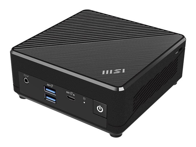 MSI Cubi N ADL S 225BEU - Barebone - mini-PC 1 x N-series N100 / upp till 3.4 GHz - RAM 0 GB - UHD Graphics - Gigabit Ethernet - svart