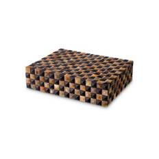 Magician ask horn - Svart / Brun (L: 31 x B: 41 x H: 11 cm)