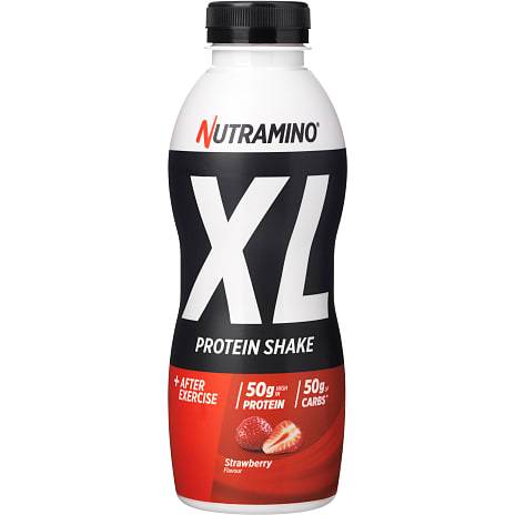 Proteinshake m. jordbærsmag