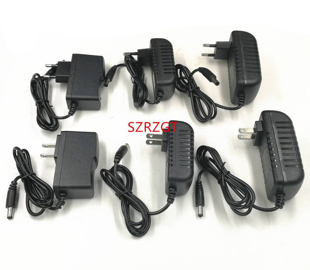 Dc12v adapter ac100-240v ljustransformatorer ut dc12v 1a / 2a / 3a strömförsörjning för led strip - 12v 1a / Eu