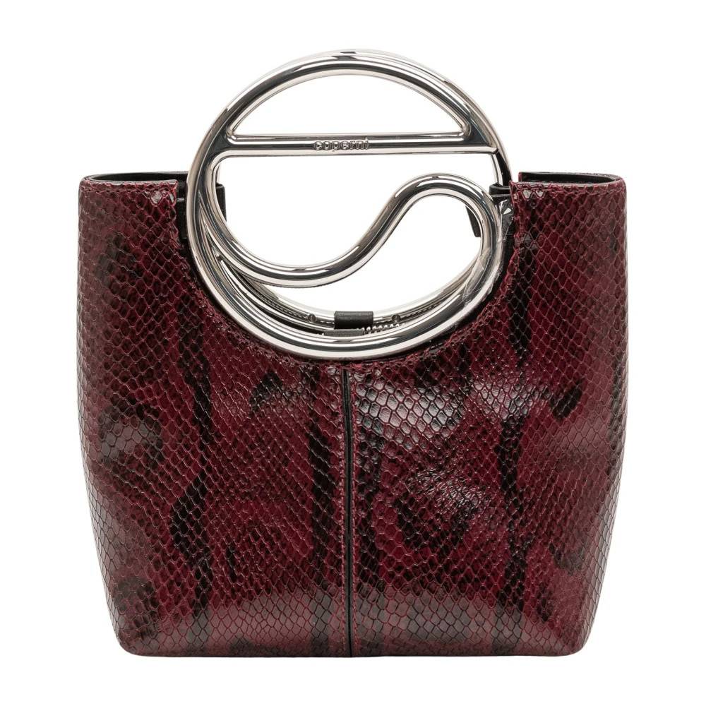 Coperni Python C Mini Bag - Tasker - Dame - Rød - ONE SIZE - Uld