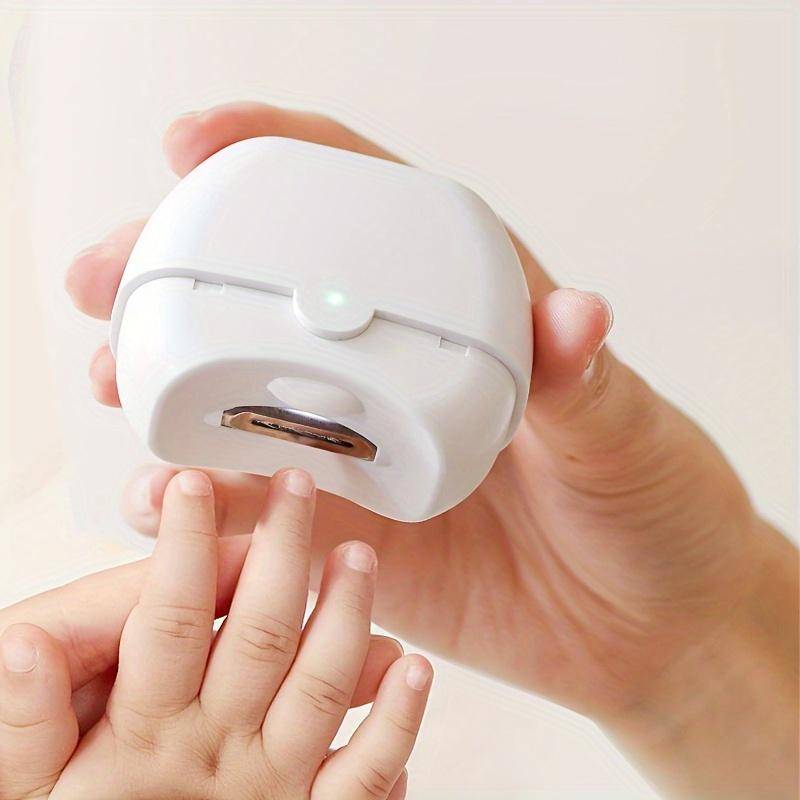 Elektrisk nagelklippare, helautomatisk nagelklippare, nagelslipare, manikyrslipningsartefakt, nagelklippare vit