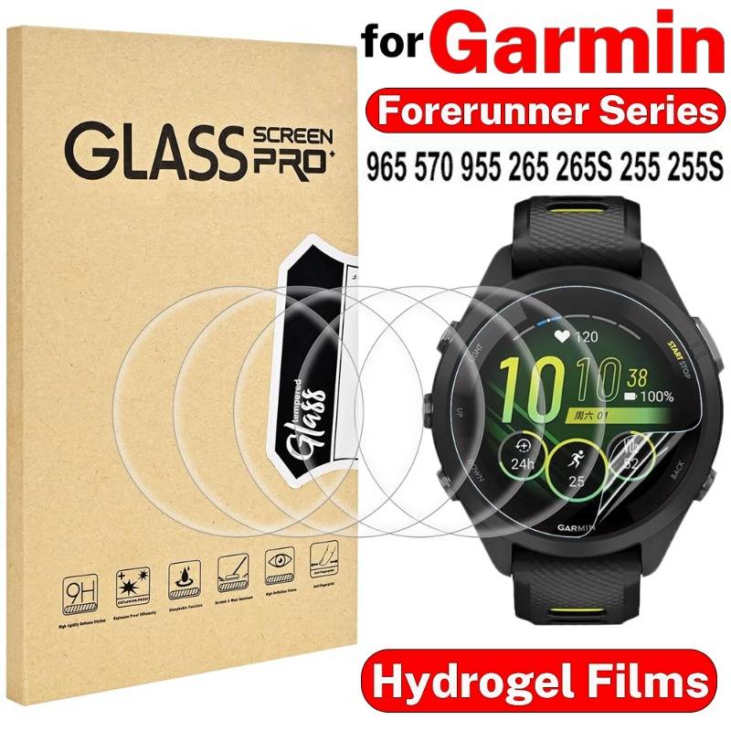 1-5PCS Hydrogel Protective Film for Garmin Forerunner 965 570 955 265 265S 255 255S HD Screen Protector for Forerunner Series