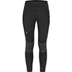 FJALLRAVEN Abisko Trekking Tights Pro W byxor, svart/grå, XXL dam, Svart/järngrå, XXL