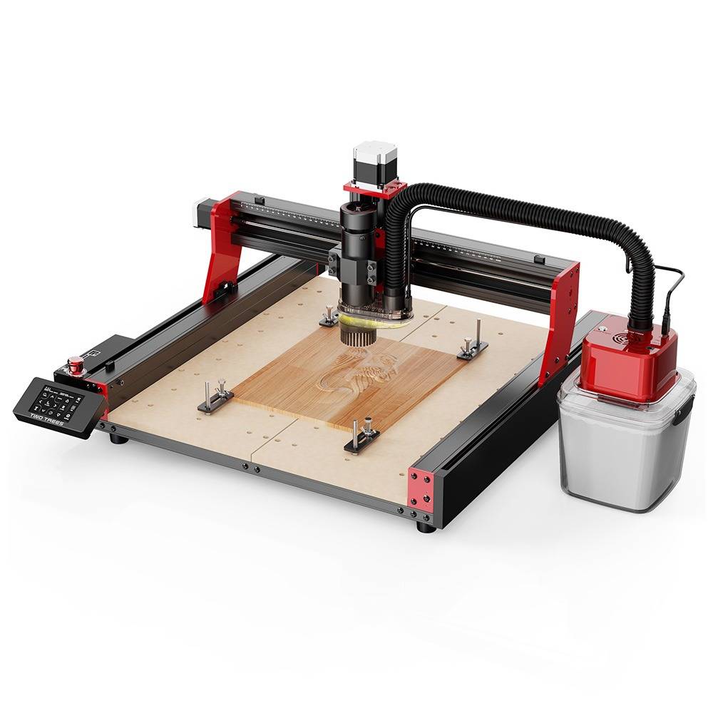 TWO TREES TTC450 Pro CNC Router Machine + Vacuum Cleaner