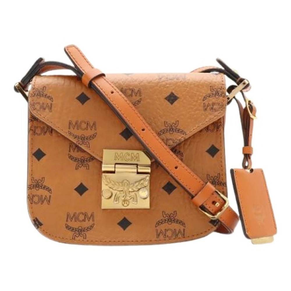 MCM Pre-owned Pre-owned Pochette Skuldertaske - Vintage - Dame - Brun - ONE SIZE - Uld