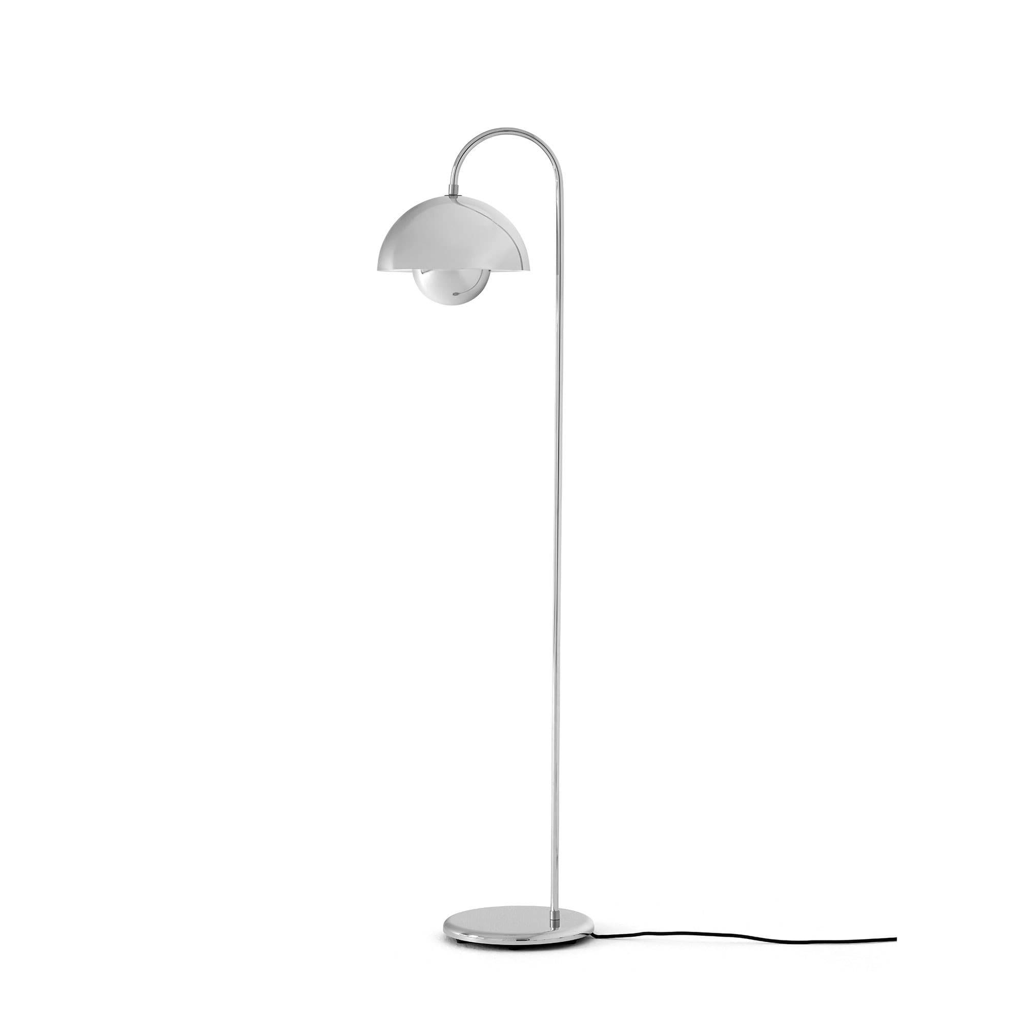 &Tradition Flowerpot VP12 golvlampa chrome-plated