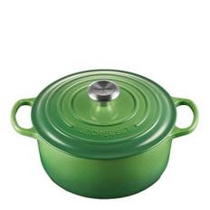 Le Creuset - Signature Gjutjärnsgryta rund 24 cm 4,2 L bamboo green