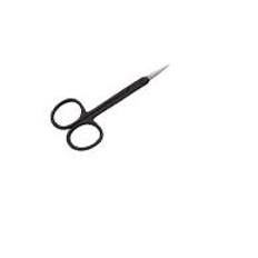 Nagel- och nagelbandssax, rak, svart handtag, 9,5 cm