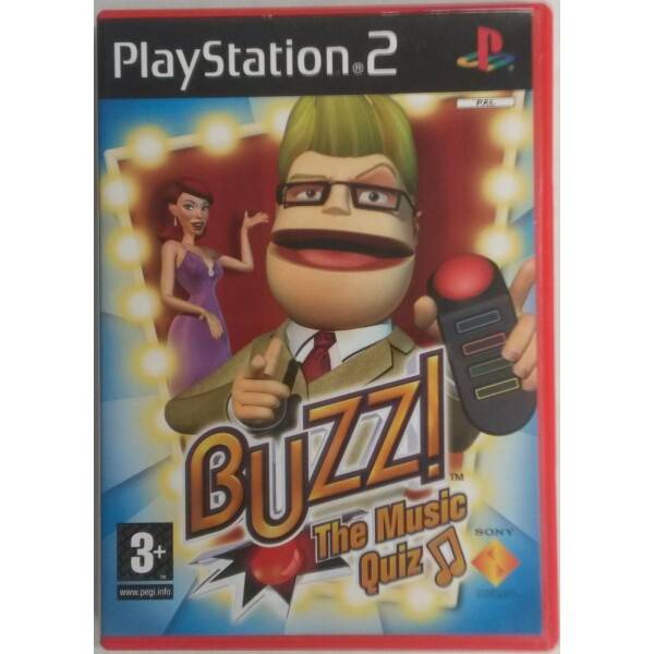 PS2 Buzz The Music quiz (svensk utgåva)