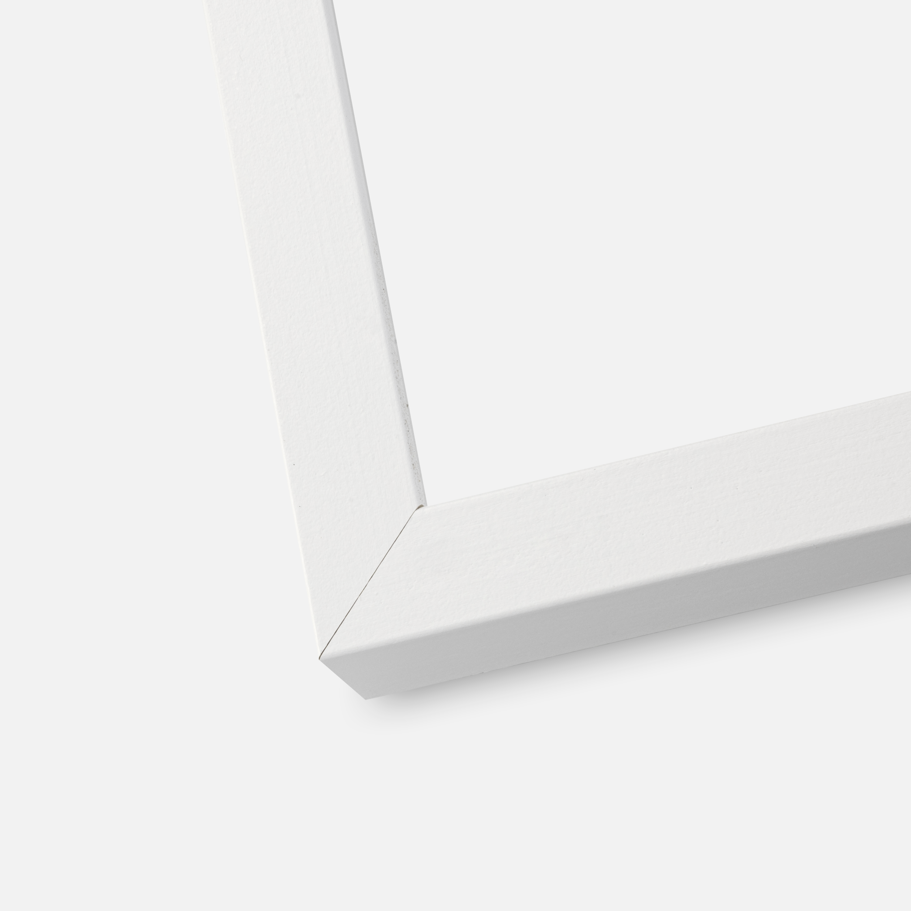 Ram Amanda Box Glas Vit 30x40 cm - Dubbel Passepartout Vit 21x29,7 cm (A4)