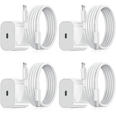 Oplader til Samsung - Hurtigoplader 20W USB-C - Adapter+kabel 2m Hvid 1-Pakke Samsung