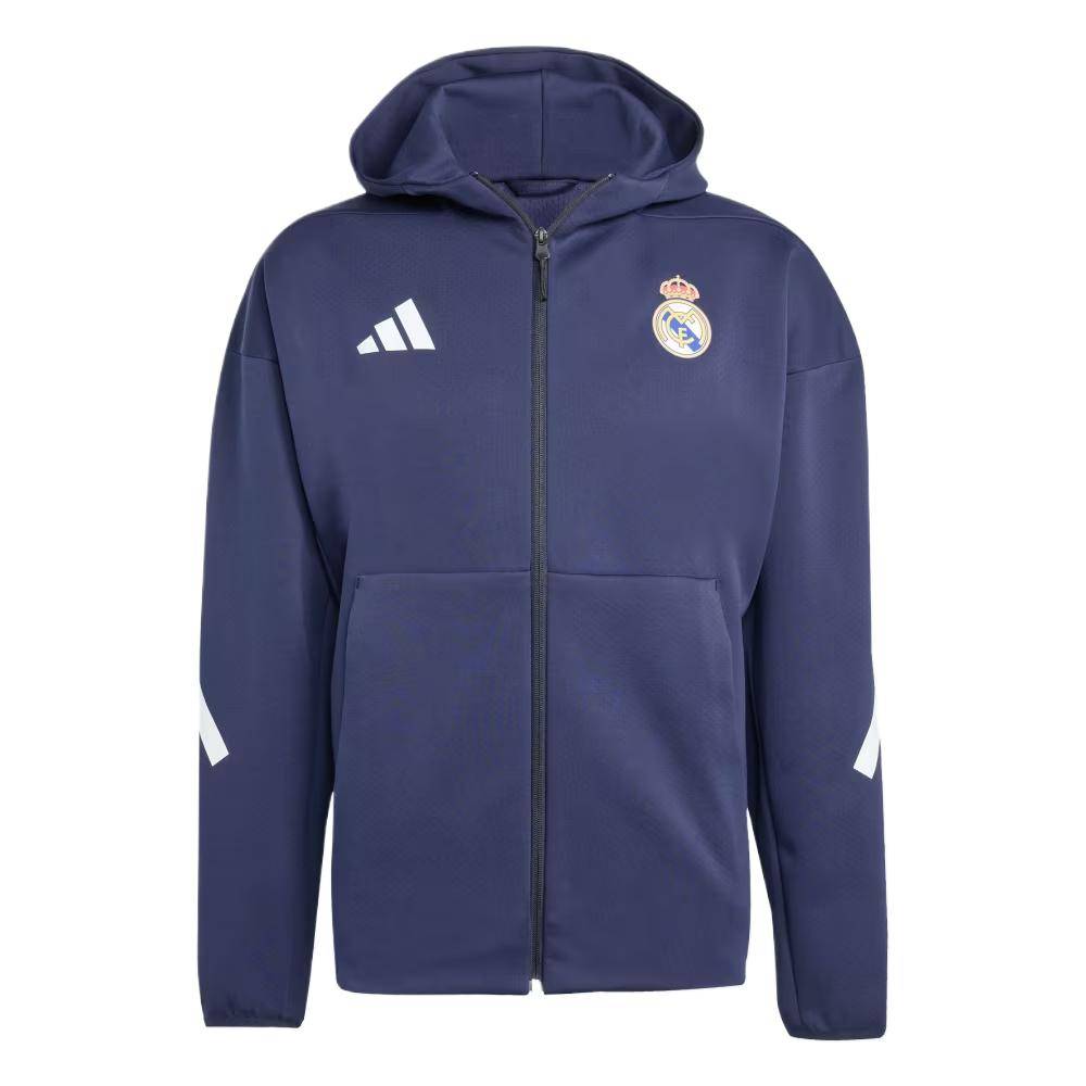 Adidas Real Madrid Z.N.E. Serie Mode Bekväm Enkel Jacka Herrjacka KC3739 cm blue