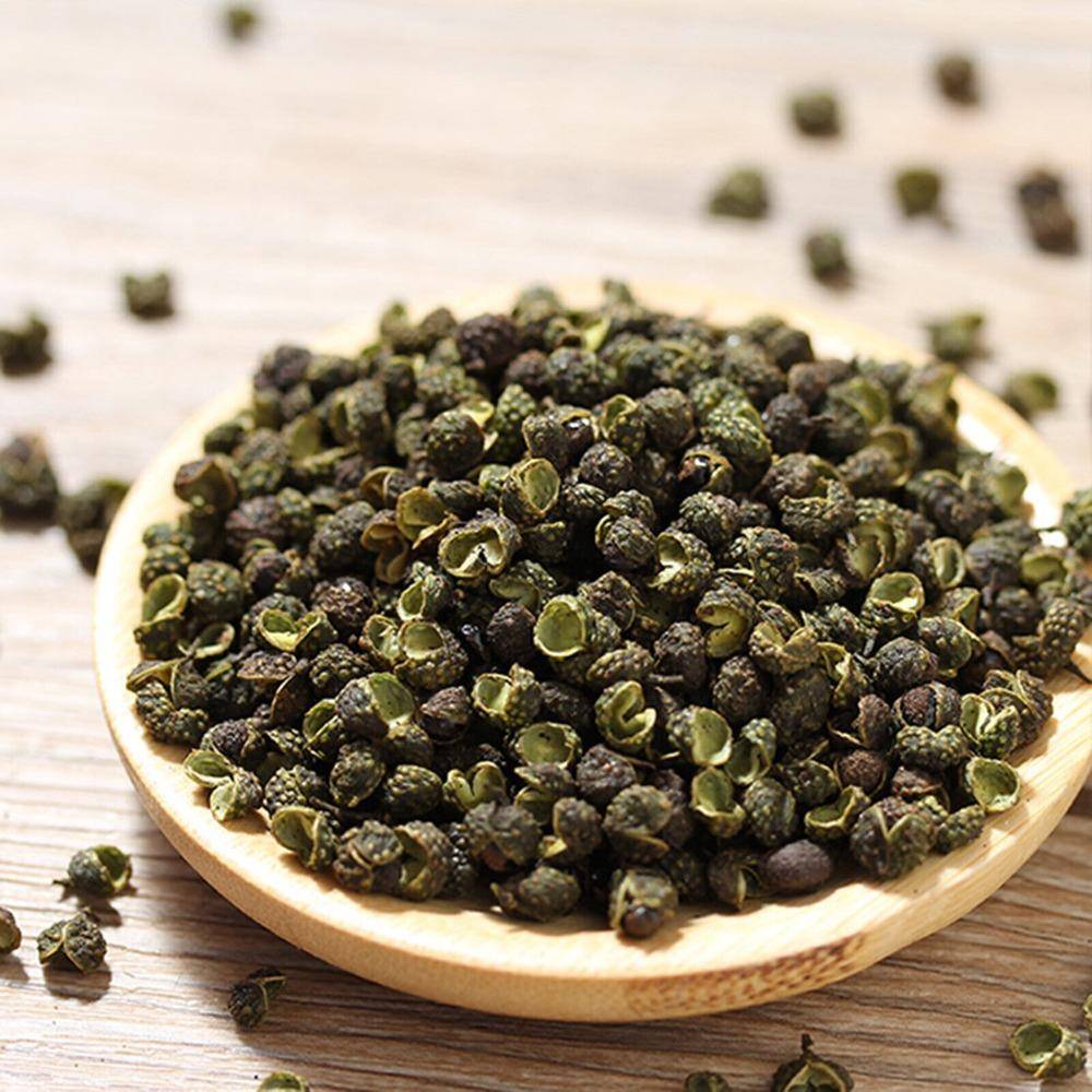 Ekologiska Torkade Sichuan Gröna Pepparkorn 250g Naturligt Huajiao Kulinariskt Örtte