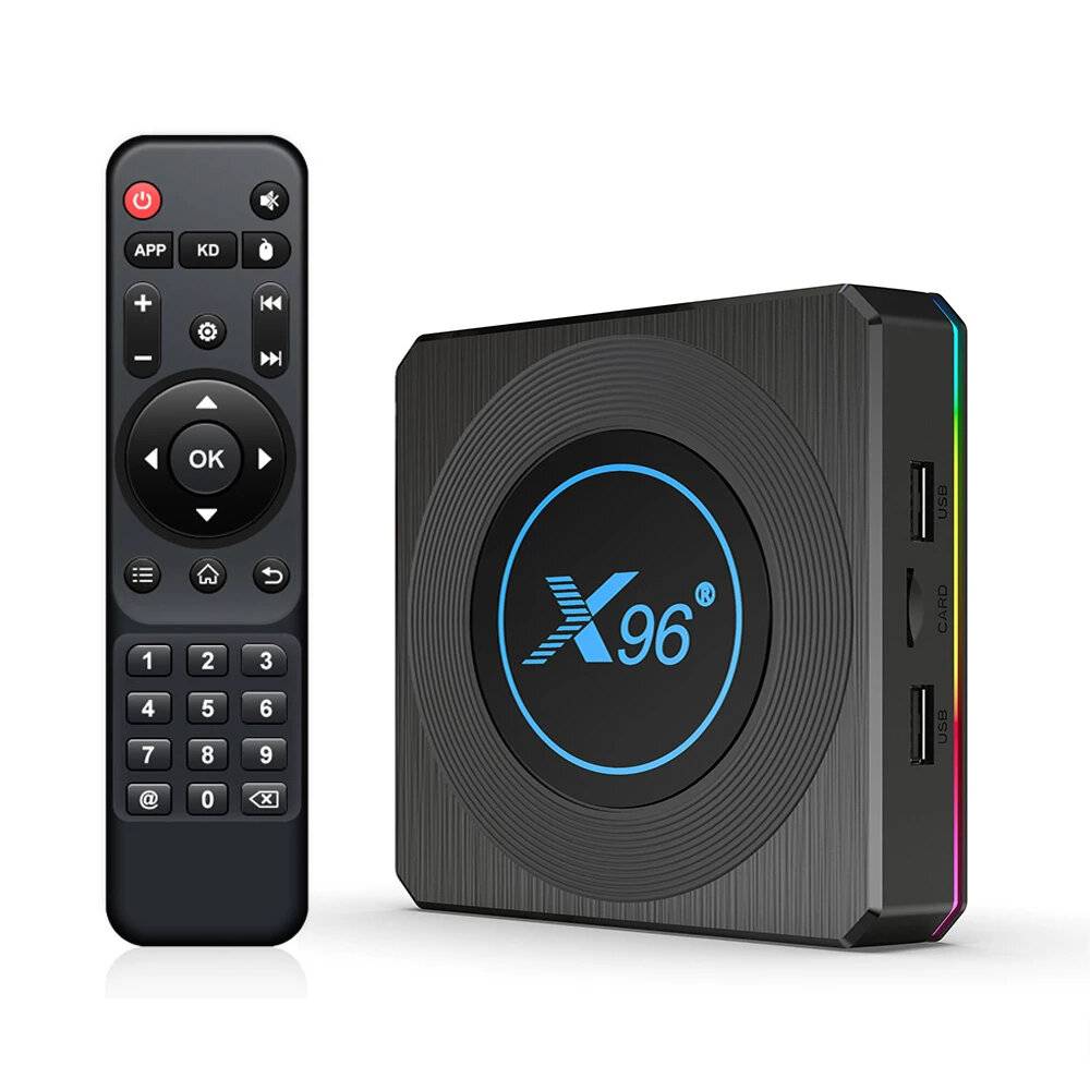 X96 X4 Amlogic S905X4 Quad Core Android 11 4GB RAM 64GB ROM Smart TV BOX 2.5G 5G Dual WIFI Bluetooth 4.1 100M Ethernet 4