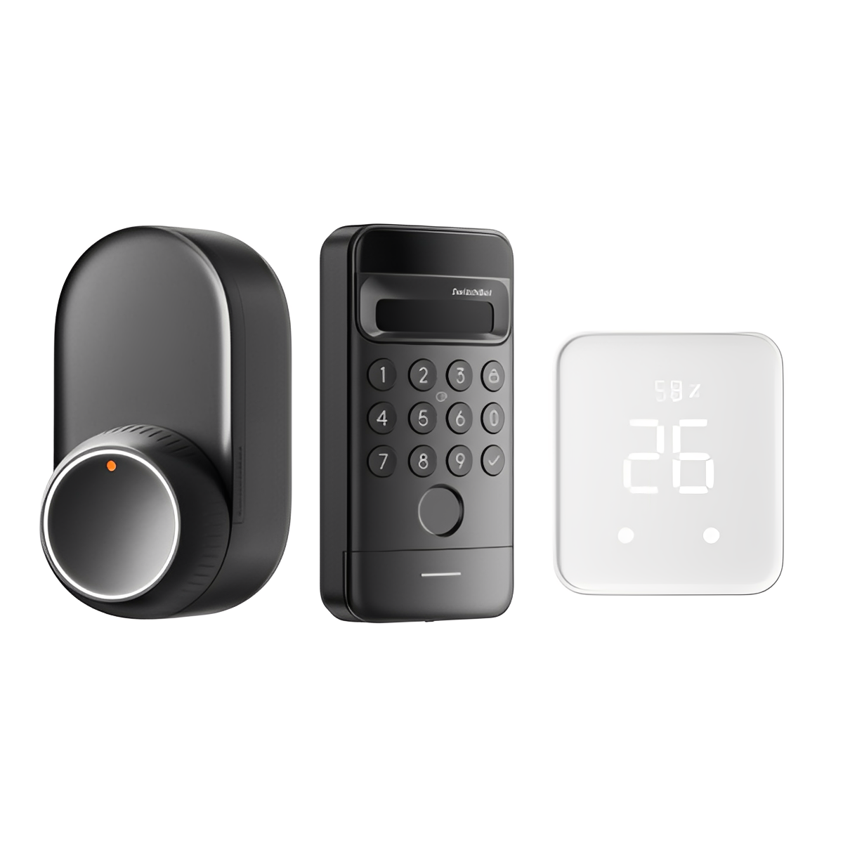 SwitchBot Smart Keyless Entry Combo - Lock Pro + Keypad Touch+ Hub 2 + Video Doorbell + Pan/Tilt Cam Plus 3K + Contact Sensor X2 + Motion Sensor