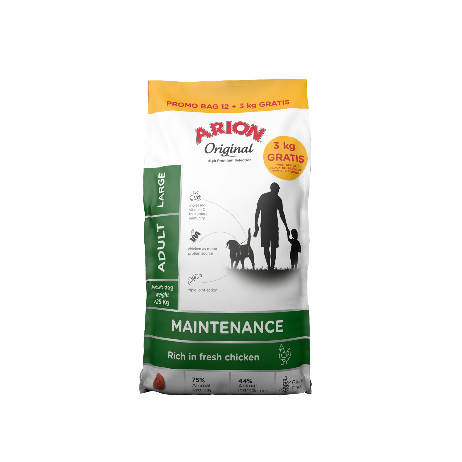 ARION Original Maintenance Large 12 + 3 kg. - 12 + 3 kg