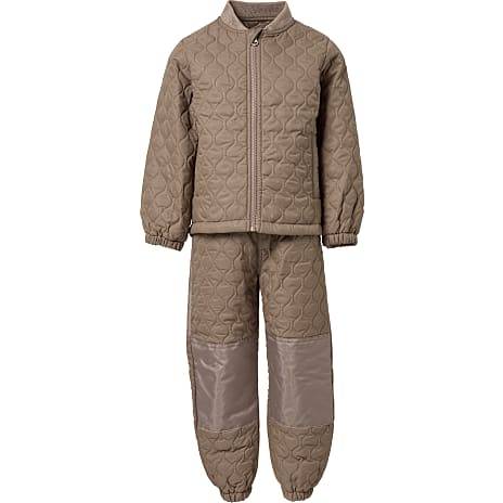 VRS børne termosæt str. 140 - beige
