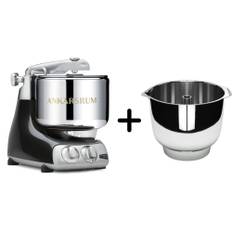 AKM 6230 köksmaskin + Assistent Original vispskål, black diamond - Black diamond