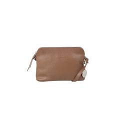 Ulrika Design Handväska Skinn från Italien Camel
