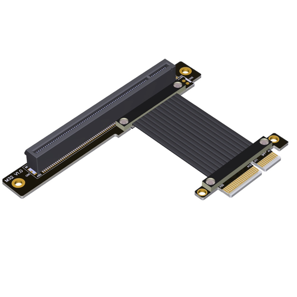 PCI-E 4.0 X4 til X16 Riser-kabel PCI Express-grafikkort B