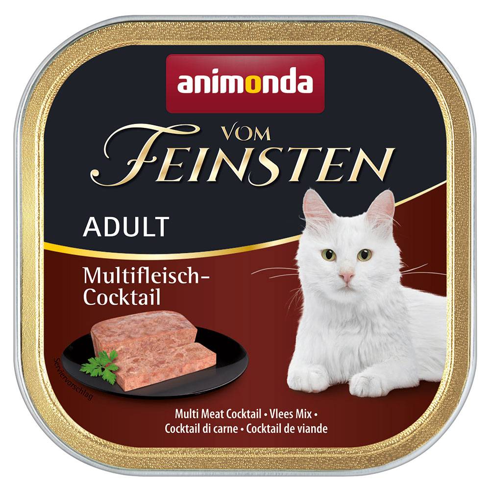 Ekonomipack: animonda vom Feinsten Adult 32 x 100 g - Köttcocktail