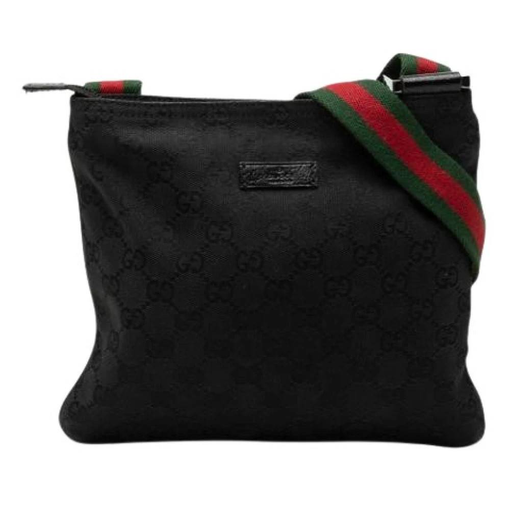 Gucci Vintage Pre-owned Vintage Crossbody Bag - Vintage - Dame - Sort - ONE SIZE - Læder
