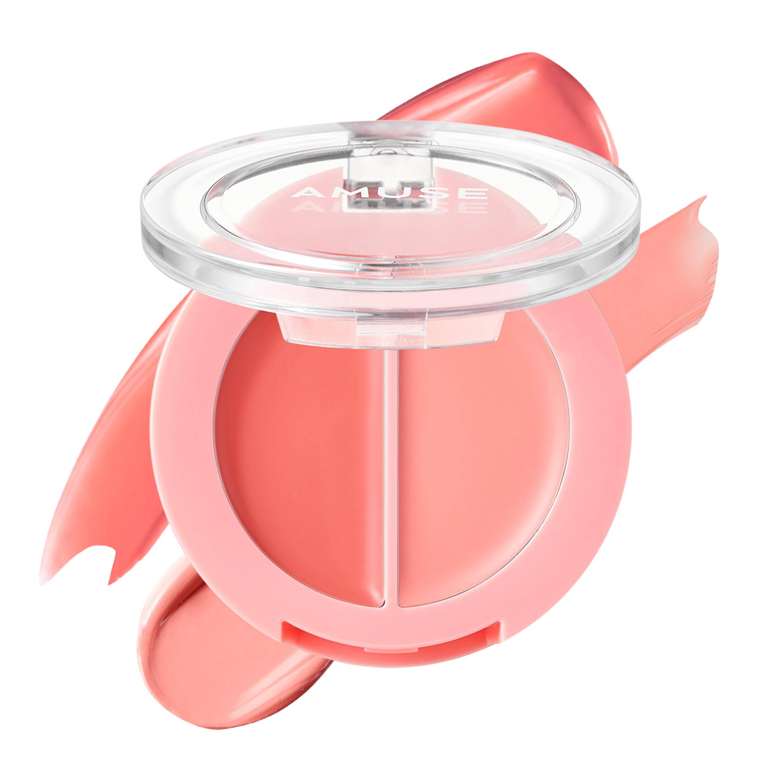 [AMUSE Officiell] [Hälsosam Balm för Läppar & Kinder, 5 färger tillgängliga] 01 Persikobalm