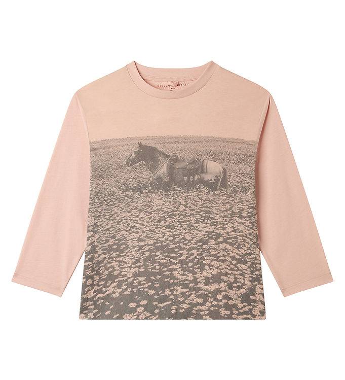 Stella McCartney Kids Tröja - Rosa m. Häst - Stella McCartney Kids - 4 år (104) - Tröja