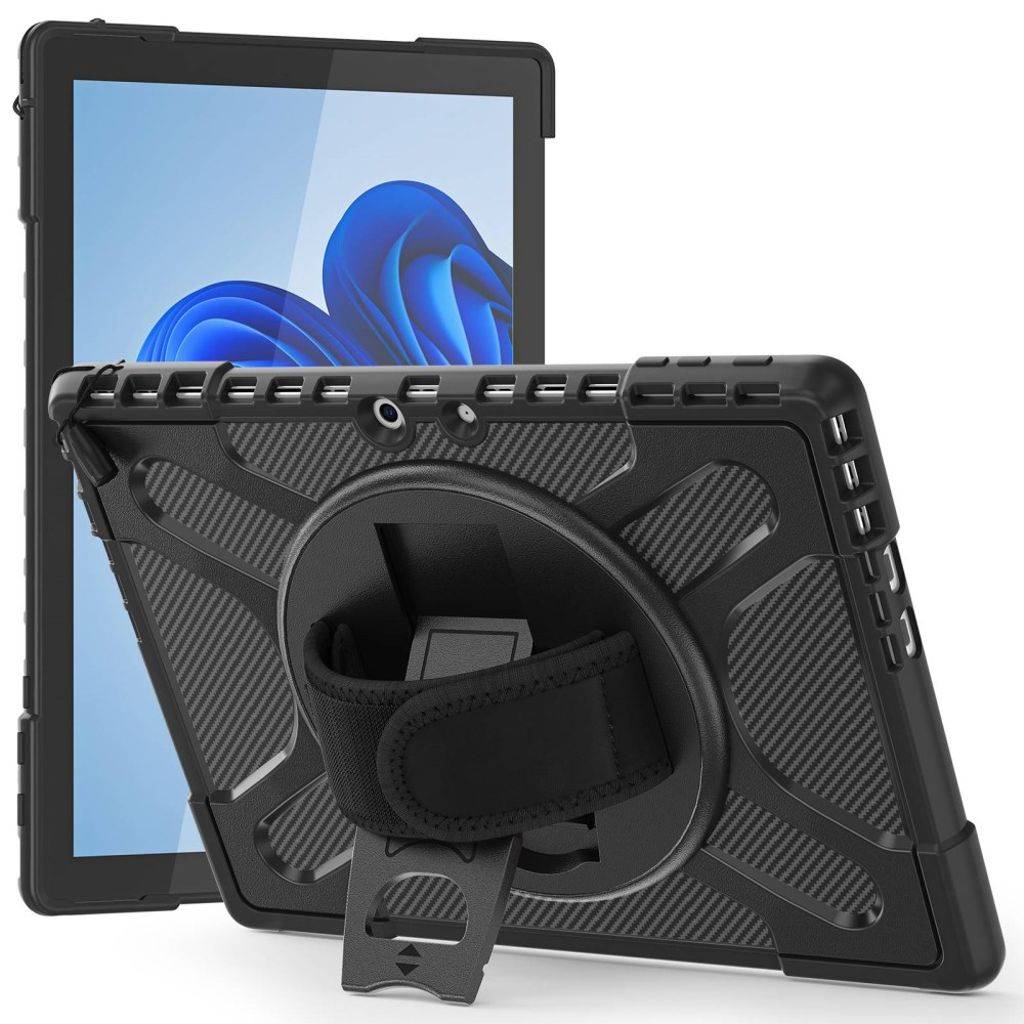 Microsoft Surface Pro 11 etc. Cover med håndstrop - Sort