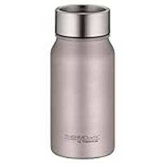 THERMOcafé av THERMOS TC DRINKING MUG rosématta 0,35 l, termosmugg rostfritt stål, isoleringskopp, kaffemugg to go, läckagesäker, varm i 8 timmar, 16 timmar, kall, diskmaskinssäker, BPA-fri