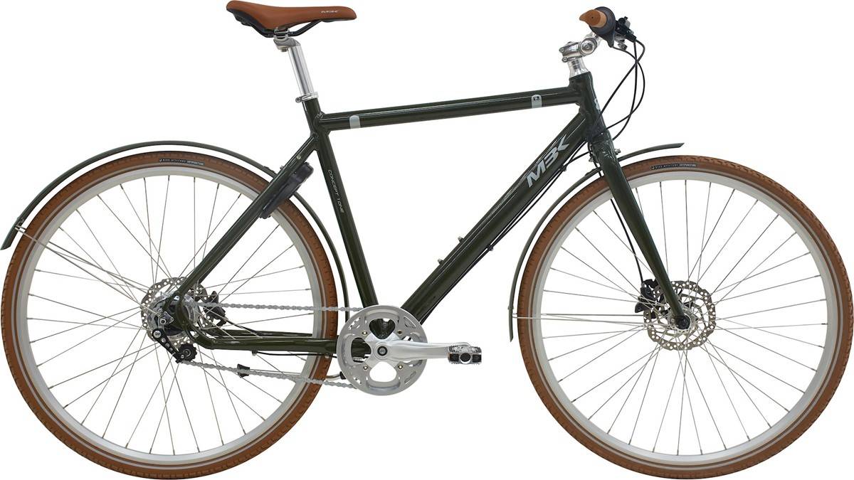 Mbk Concept 1one Hydr. Disc Blank Mørk - 60 Cm - Citybike Herre - Grøn.