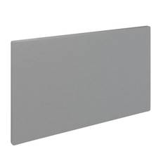 Kinnabädden - Jupiter Slät Vägghängd Sänggavel Lightgrey 140cm från Sleepo - Grå (BxHxD: 140x108x8cm)