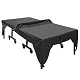 Utomhus Bordtennis Vattentätt Svart överdrag Pong Bordsöverdrag Dammtät Utvikt Platt Skydd Sunshades Gardening Supplies Sunshades Sunshades