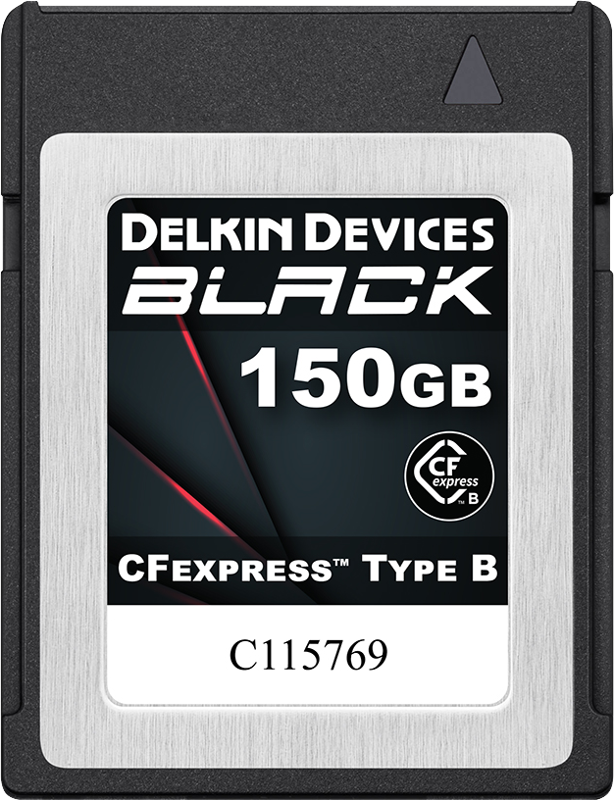 Delkin CFexpress BLACK I Type B I R1725/W1530 (G3) 150GB