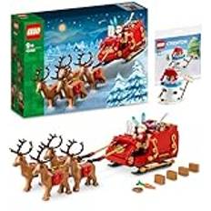 Lego jultomtesläde – Lego jultomteset, julset för din julby med Lego Santa/Nikolaus (40499) inkl. festlig polybag-present