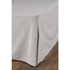Homelife Homelife Non Iron Plain Dyed Base Valance - Sølv