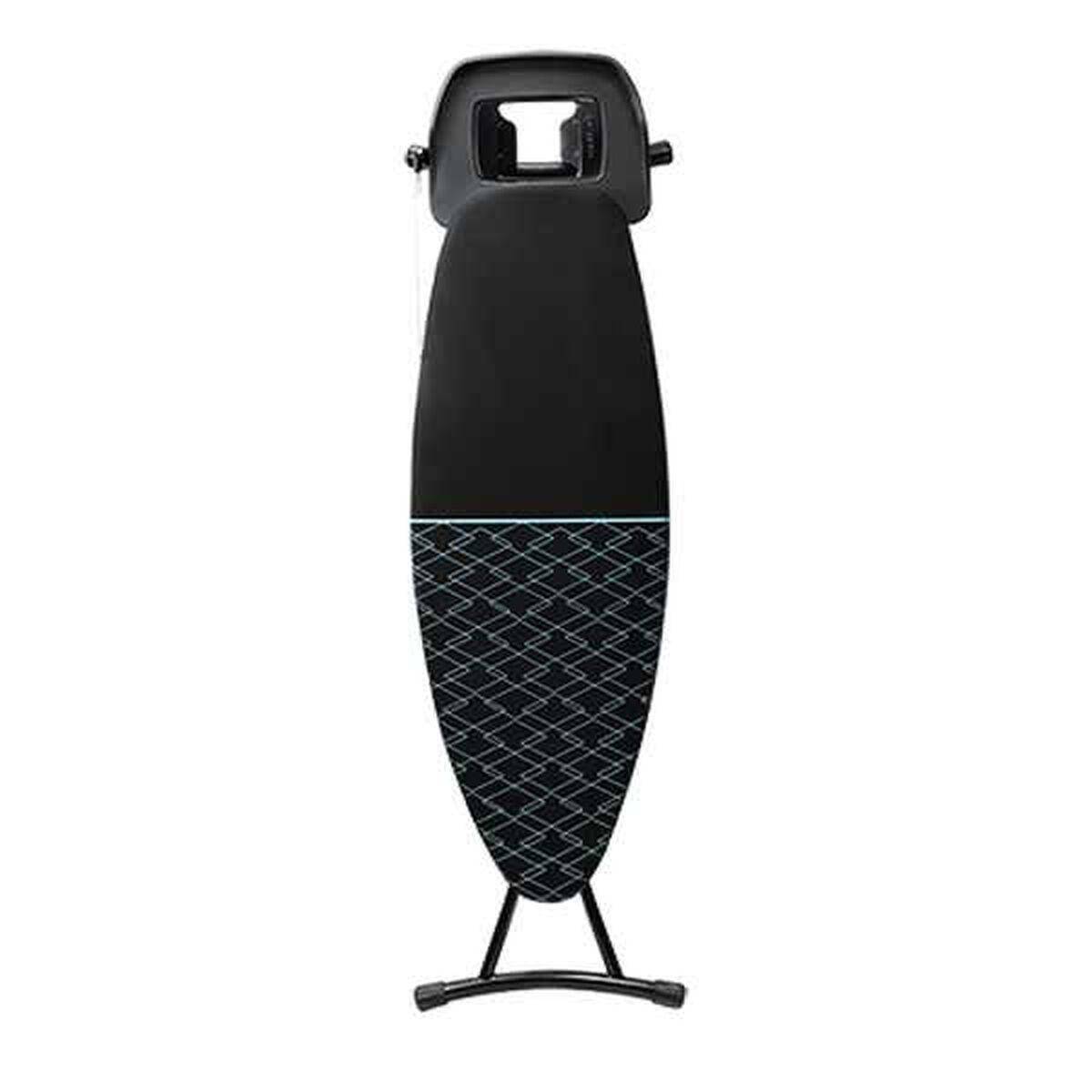 400 strygebræt - sort bomuld, geometri, 125 × 45 cm (OUTLET B)
