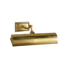 Dean 12" tavelbelysning mässing - Guld / Brun (H12.7cm x B34.3cm)