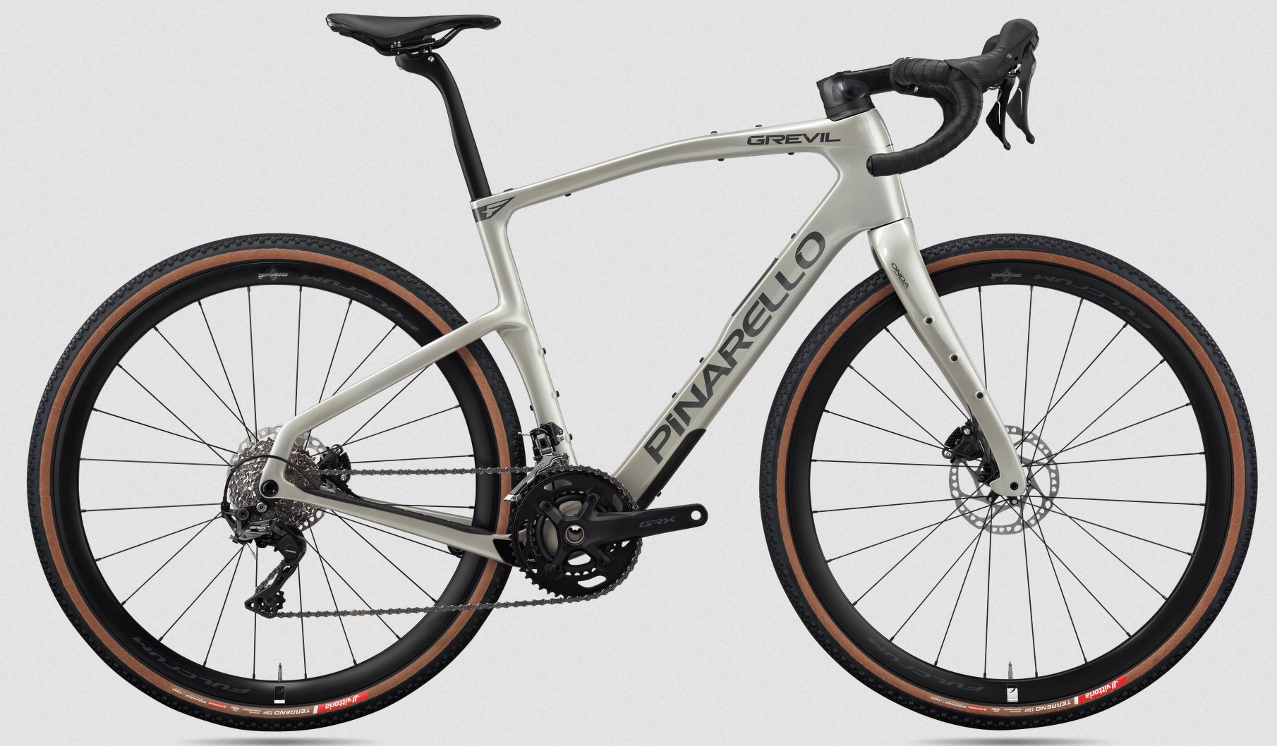 Pinarello Grevil F1 2024 - Shimano GRX 2x11sp - Fulcrum Soniq AL - 008 / 50 / H340-COMET SILVER